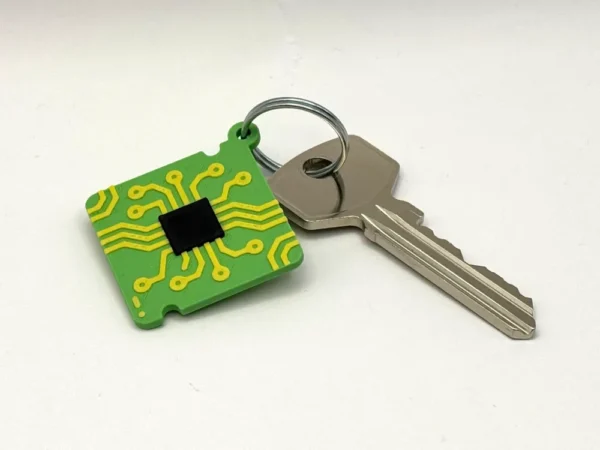 🔌 Chaveiro Placa de Circuito – Estilo Tech Geek